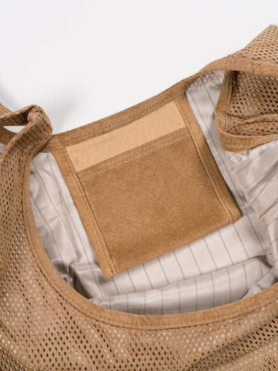 Suede Tote Bag Beige