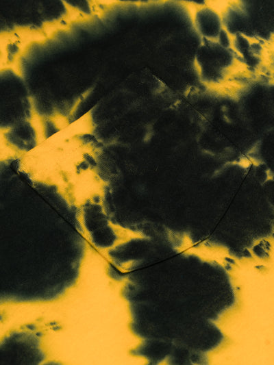 Tie Dye L/S Tee A Black Orange