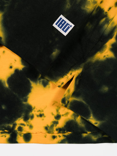Tie Dye L/S Tee A Black Orange