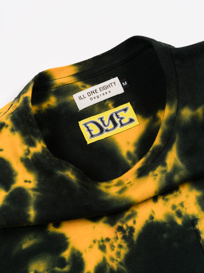 Tie Dye L/S Tee A Black Orange