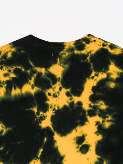 Tie Dye L/S Tee A Black Orange