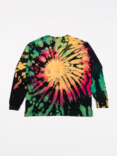Tie Dye L/S Tee B Rainbow Splash