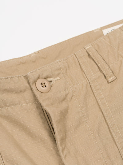 US Army Fatigue Pants Rip Stop Beige
