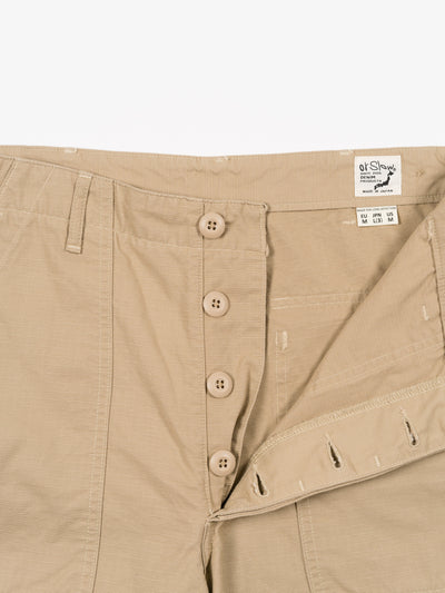 US Army Fatigue Pants Rip Stop Beige
