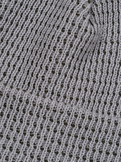 Waffle Beanie Grey Olive