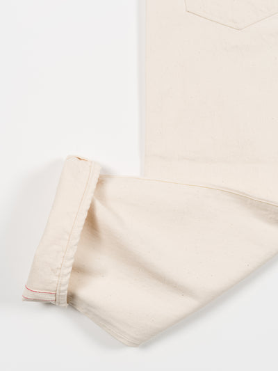 Wide Tapered Katsuragi Denim Ecru