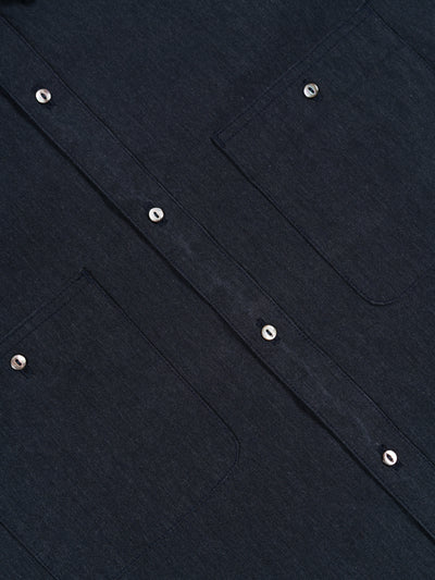 Work S/S Shirt Top Charcoal