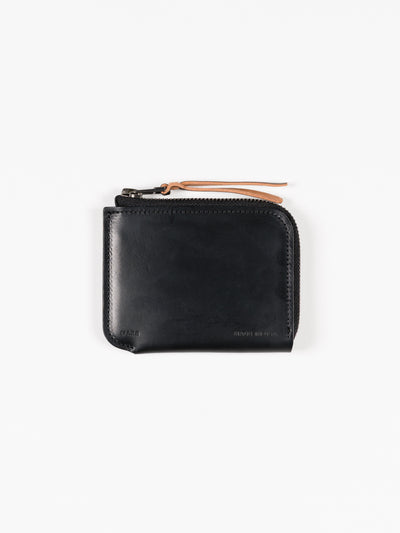 Zip Luxe V2 Wallet Black Chromexcel