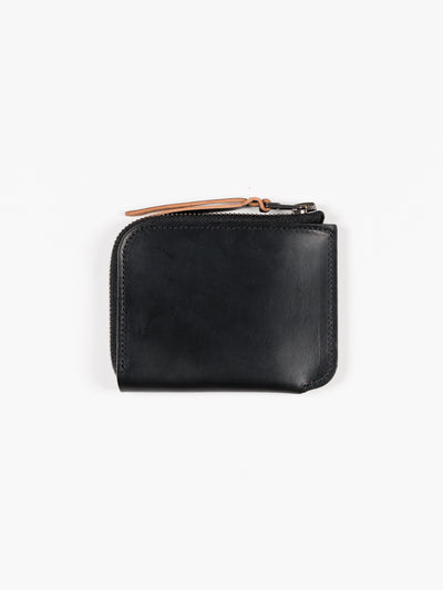 Zip Luxe V2 Wallet Black Chromexcel