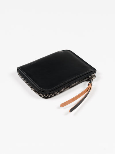 Zip Luxe V2 Wallet Black Chromexcel
