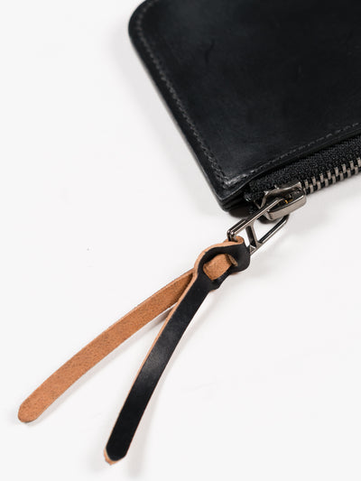 Zip Luxe V2 Wallet Black Chromexcel