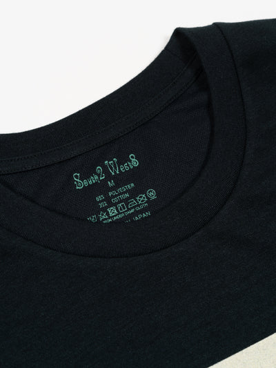 South2 West8 x Ben Miller LS Crew Neck Tee Whisper Fly Brush Black