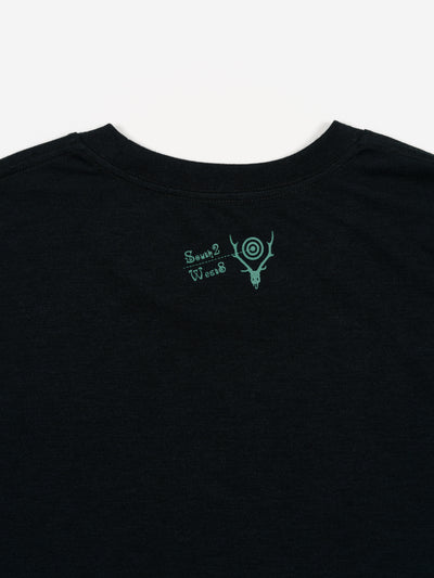 South2 West8 x Ben Miller LS Crew Neck Tee Whisper Fly Brush Black