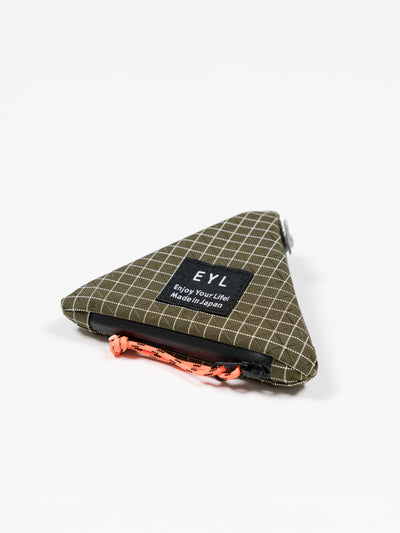 Coin Purse Dyneema 210 Denier X-grid Olive