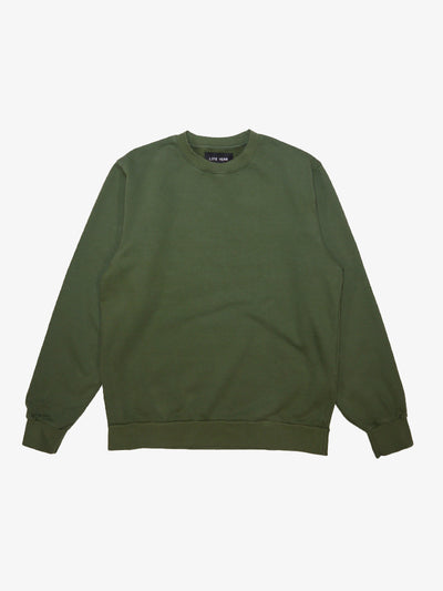 Crewneck Sweatshirt Washed Olive