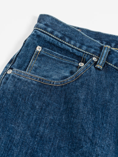 Loose Tapered Denim Used Blue | Pants | Meridian