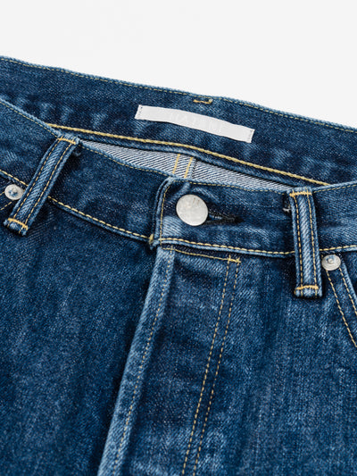 Loose Tapered Denim Used Blue | Pants | Meridian