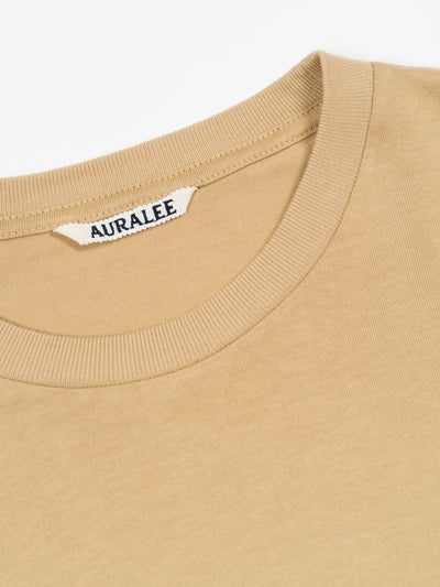 Luster Plaiting L/S Tee Beige | Shirts | Meridian