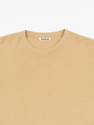 Luster Plaiting L/S Tee Beige | Shirts | Meridian