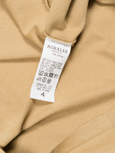 Luster Plaiting L/S Tee Beige | Shirts | Meridian