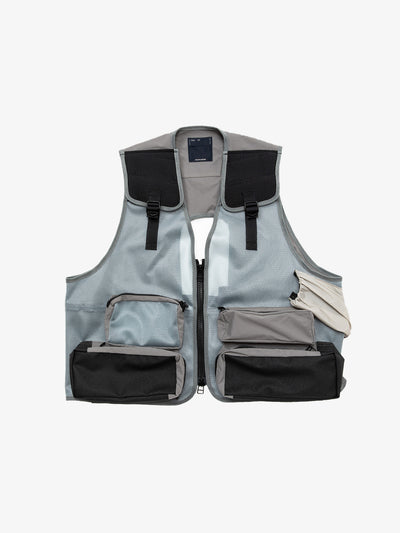 Crisp Luggage Vest Grey | Outerwear | Meridian