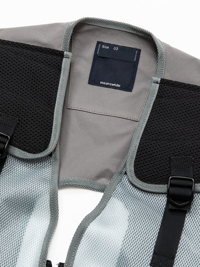 Crisp Luggage Vest Grey | Outerwear | Meridian