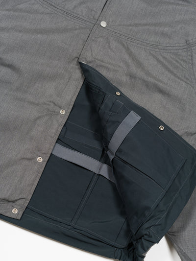 Sprayer & Caps Jacket Heather Charcoal | Outerwear | Meridian