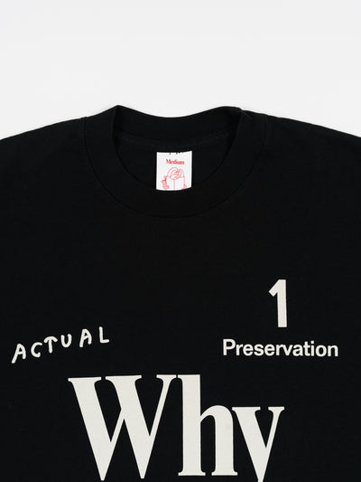 Why Books? Short Sleeve Black
