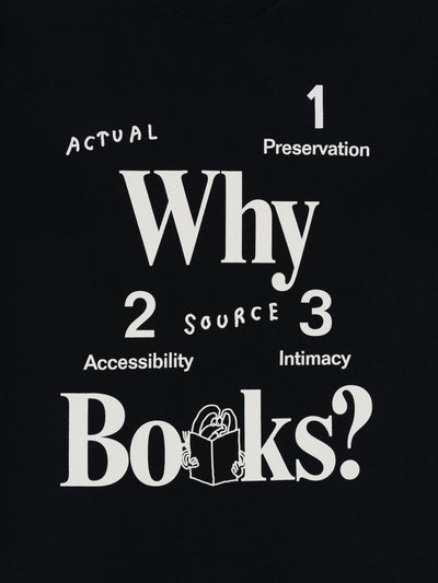 Why Books? Short Sleeve Black